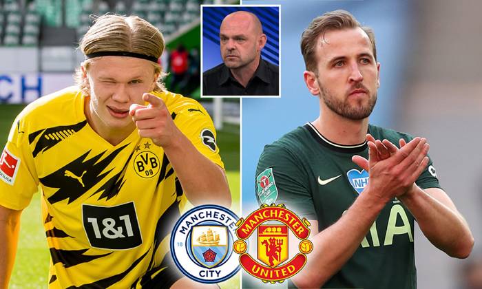 &lsquo;Nếu Harry Kane gia nhập MU th&igrave; Erling Haaland sẽ tới Man City&rsquo;