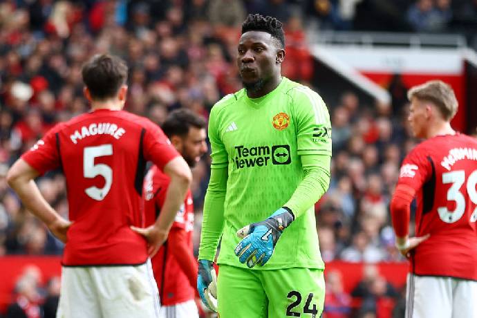 Onana lại mắc sai lầm. MU hòa thất vọng Burnley