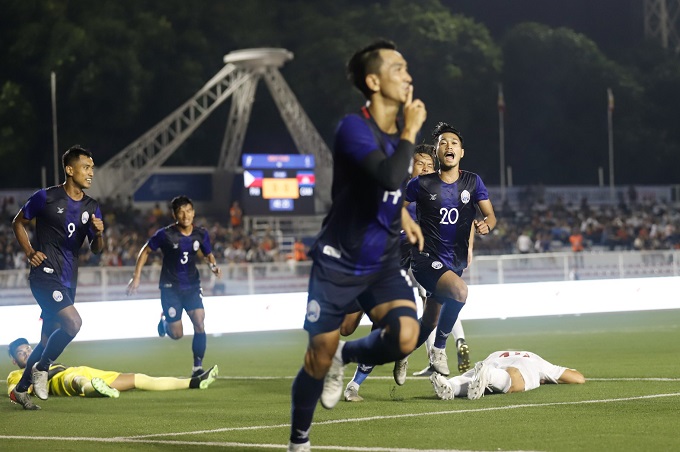 Kết quả b&oacute;ng đ&aacute; SEA Games h&ocirc;m nay 27/11: U22 Campuchia 5-0 U22 Đ&ocirc;ng Timor