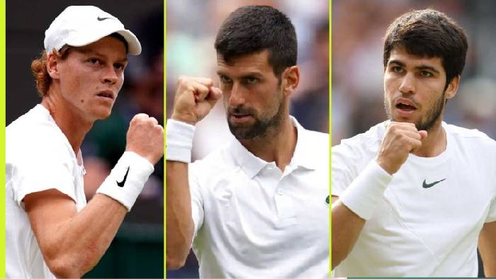 Djokovic và Sinner nằm cùng nhánh đấu ở Wimbledon 2025