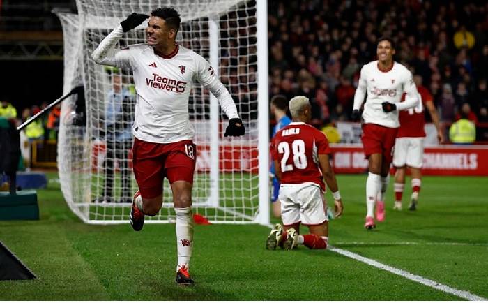 'Cái đầu' của Casemiro cứu MU khỏi sự thất vọng trước Nottingham
