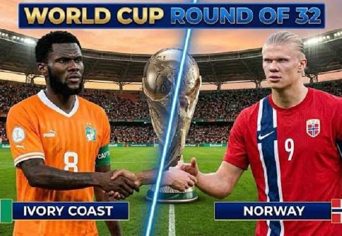 Siêu máy tính dự đoán Bờ Biển Ngà vs Na Uy, 00h00 ngày 1/7