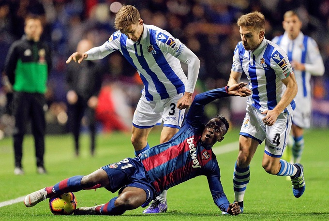 Ph&acirc;n t&iacute;ch tỷ lệ Sociedad vs Levante, 1h ng&agrave;y 31/10