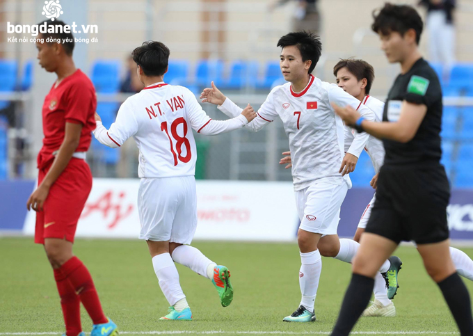 Bảng xếp hạng m&ocirc;n b&oacute;ng đ&aacute; nữ SEA Games 30 2019: Nữ Việt Nam nhất bảng B