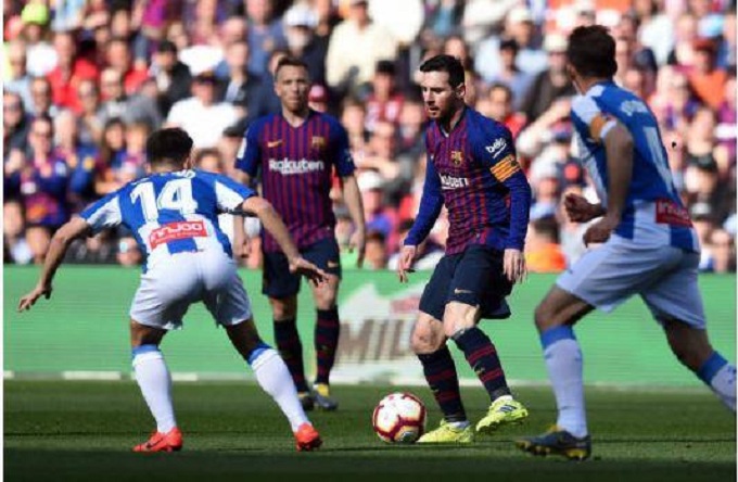 Trực tiếp v&ograve;ng 29 La Liga: Barcelona vs Espanyol, 22h15 ng&agrave;y 30/3