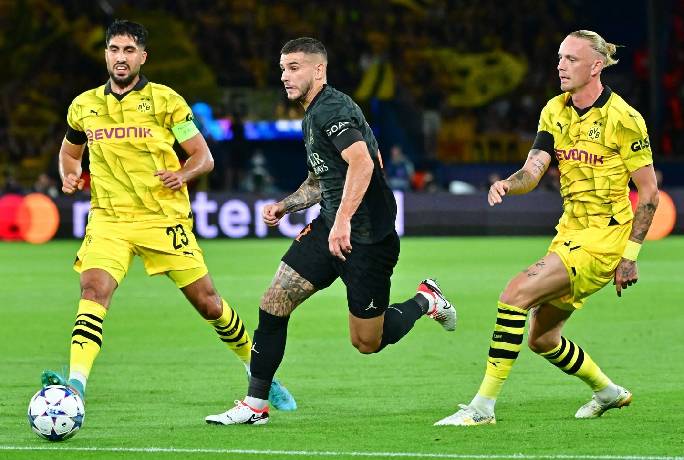 Soi k&egrave;o hiệp 1 Dortmund vs PSG, 2h00 ng&agrave;y 2/5