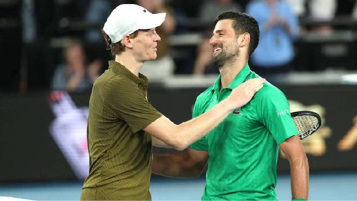 Djokovic phá hàng loạt kỷ lục sau chiến thắng trước Sinner ở Úc Mở rộng 2026