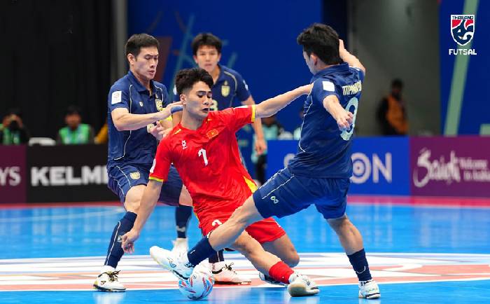 Tuyển futsal Việt Nam bỏ lỡ hàng loạt cơ hội, thua Thái Lan ở VCK châu Á