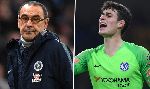 Kepa tiếp tục trả gi&aacute; đắt cho việc &lsquo;bật&rsquo; HLV Sarri