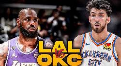 Nhận định bóng rổ Oklahoma City Thunder vs Los Angeles Lakers, 08h30 ngày 3/4: Đại chiến NBA