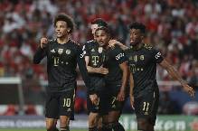 Đội hình ra sân chính thức Bayern Munich vs Benfica, 3h ngày 3/11