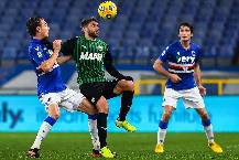 Soi k&egrave;o chẵn/ lẻ Sassuolo vs Sampdoria, 18h30 ng&agrave;y 4/1
