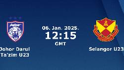 Nhận định, soi k&egrave;o U23 Johor vs U23 Selangor, 19h15 ng&agrave;y 6/1: Đối thủ kỵ giơ
