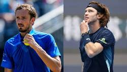 Medvedev và Rublev rời Dubai, kịp dự Indian Wells Masters 2026