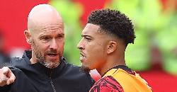 Sốc! Sancho tiếp tục c&oacute; h&agrave;nh động đi v&agrave;o 'l&ograve;ng đất' với Ten Hag