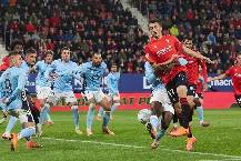 Siêu máy tính dự đoán Celta Vigo vs Osasuna, 3h00 ngày 7/2 - La Liga