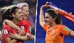 Dự đo&aacute;n nữ Mỹ vs nữ H&agrave; Lan (22h 7/7) bởi Squawka