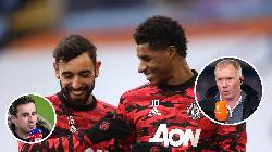 Bruno Fernandes bị c&aacute;c huyền thoại M.U sỉ nhục, Rashford n&oacute;i g&igrave;?