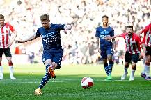 Ph&acirc;n t&iacute;ch k&egrave;o hiệp 1 Southampton vs Man City, 3h ng&agrave;y 12/1