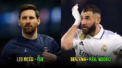 Si&ecirc;u đội h&igrave;nh 0 đồng h&egrave; 2023: Messi c&oacute; b&oacute;ng, Benzema đang di chuyển