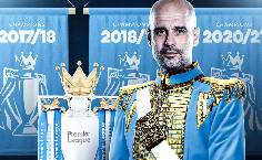 Man City vô địch NHA, Pep Guardiola sánh ngang Jose Mourinho và Arsene Wenger