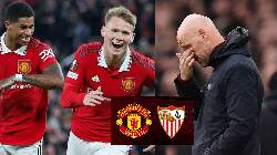 Vắng hàng loạt trụ cột, Ten Hag phải dùng đội hình chắp vá trước Sevilla