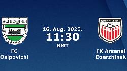 Nhận định, soi kèo Osipovichi vs Arsenal Dzerzhinsk, 18h30 ngày 16/8