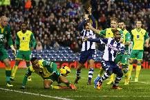 Soi k&egrave;o b&oacute;ng đ&aacute; Anh h&ocirc;m nay 17/9: Norwich vs West Brom 