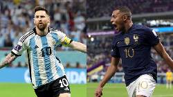 Tỷ lệ kèo nhà cái Argentina vs Pháp mới nhất, chung kết World Cup 2022