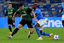 Ph&acirc;n t&iacute;ch k&egrave;o hiệp 1 Sassuolo vs Napoli, 2h45 ng&agrave;y 18/2