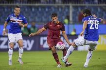 Ph&acirc;n t&iacute;ch k&egrave;o hiệp 1 Sampdoria vs AS Roma, 23h30 ng&agrave;y 17/10