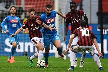 Ph&acirc;n t&iacute;ch tỷ lệ k&egrave;o hiệp 1 Napoli vs Milan, 02h00 ng&agrave;y 19/4