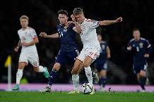 Siêu máy tính dự đoán Scotland vs Đan Mạch, 2h45 ngày 19/11