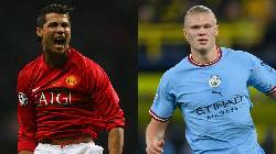 Haaland ch&iacute;nh thức c&acirc;n bằng kỳ t&iacute;ch của Ronaldo tại Man United