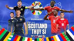 Soi k&egrave;o hiệp 1 Scotland vs Thụy Sĩ, 2h00 ng&agrave;y 20/6