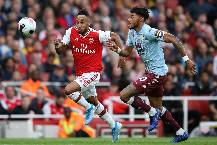 Soi bảng dự đo&aacute;n tỷ số ch&iacute;nh x&aacute;c Arsenal vs Aston Villa, 2h ng&agrave;y 23/10