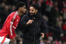 HLV Amorim giải th&iacute;ch l&yacute; do tiếp tục gạch t&ecirc;n Rashford