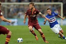 Ph&acirc;n t&iacute;ch k&egrave;o hiệp 1 Roma vs Sampdoria, 0h30 ng&agrave;y 23/12
