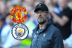 HLV Klopp quan ngại về chức v&ocirc; địch trước trận derby Manchester