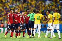 Biến động tỷ lệ kèo Brazil vs Colombia, 7h ngày 24/6