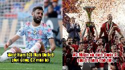 Bản tin s&aacute;ng 23/5: Man United lập h&agrave;ng loạt kỷ lục buồn; Milan v&ocirc; địch Serie A sau 11 năm