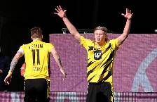 Chiếc giày vàng châu Âu 2020/21: Haaland bằng điểm Ronaldo, Messi