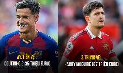 Đội h&igrave;nh chuyển nhượng đắt gi&aacute; nhất lịch sử : 5 ng&ocirc;i sao l&agrave; 'bom xịt'