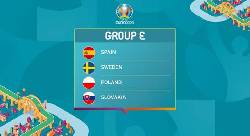 Bảng đấu E VCK EURO 2021: Tây Ban Nha, Thụy Điển, Ba Lan, Slovakia