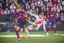 Si&ecirc;u m&aacute;y t&iacute;nh dự đo&aacute;n Rayo Vallecano vs Barcelona, 2h30 ng&agrave;y 28/8