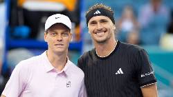 Sinner đánh bại Zverev, lần thứ tư góp mặt ở chung kết Miami Open