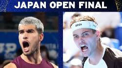 Xem trận Alcaraz vs Fritz - Chung kết Japan Open 2025 ở đâu, trên kênh nào?