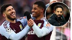 Thăng hoa ở Aston Villa, Rashford ngầm ch&acirc;m biếm HLV Amorim