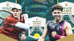 Link trực tiếp tennis Sinner vs Shelton - Tứ kết Paris Masters, 1h00 ngày 1/11
