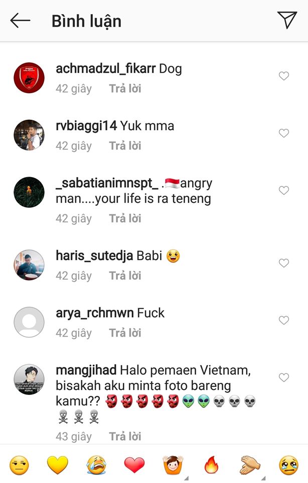 CĐV Indonesia &lsquo;khủng bố&rsquo; trang c&aacute; nh&acirc;n của Văn Hậu sau trận chung kết SEA Games 30